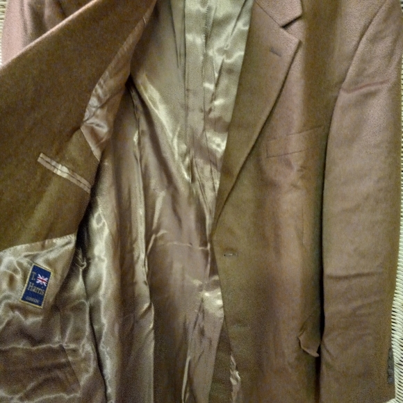 T. Harris London Brown Wool/Silk/Cashmere Blazer Jacket Sports Coat Size 44R - Picture 5 of 12